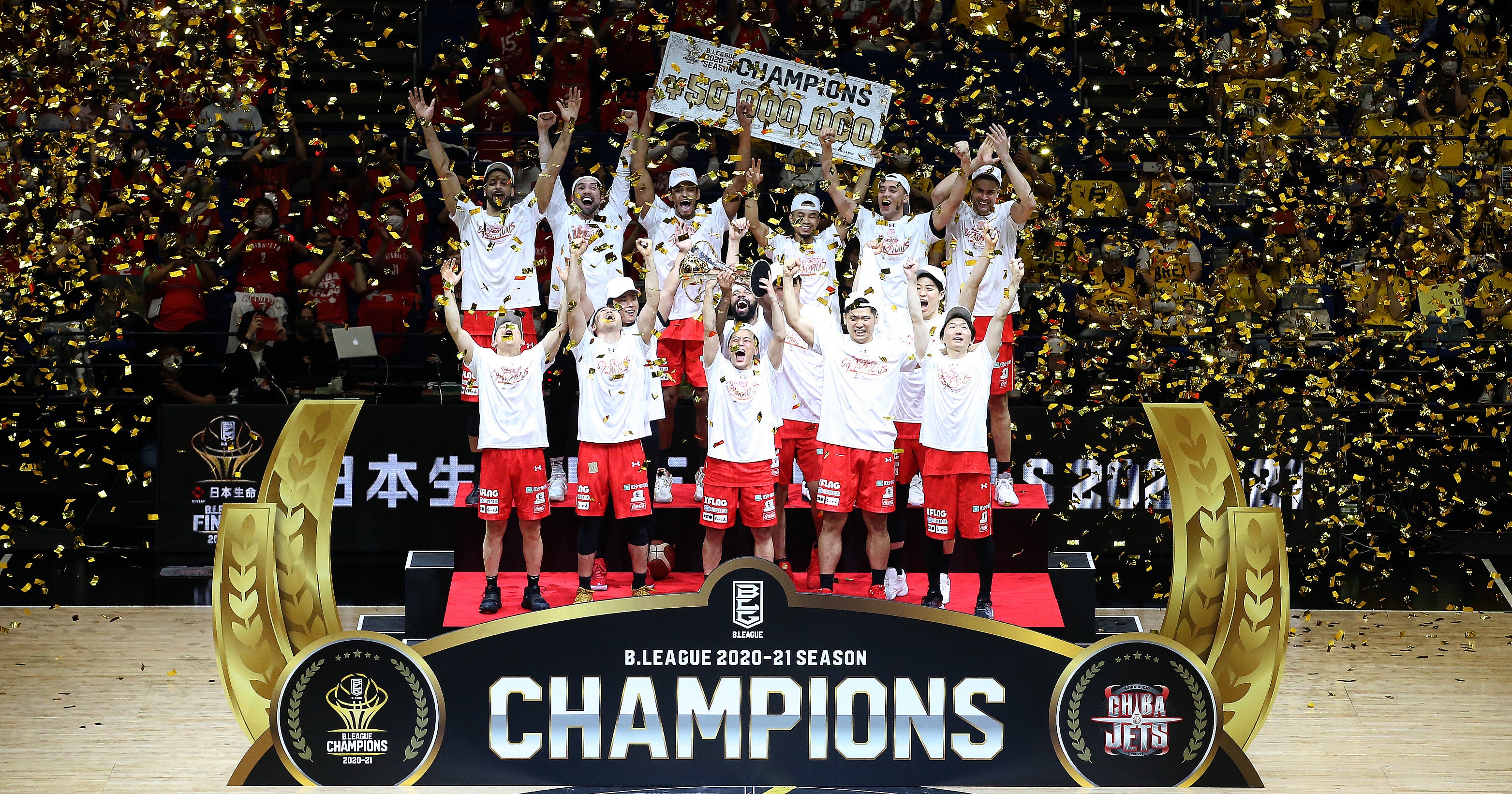 「千葉ジェッツ 」が初の優勝  B.LEAGUE 2020-21シーズン 年間チャンピオン決定のお知らせ