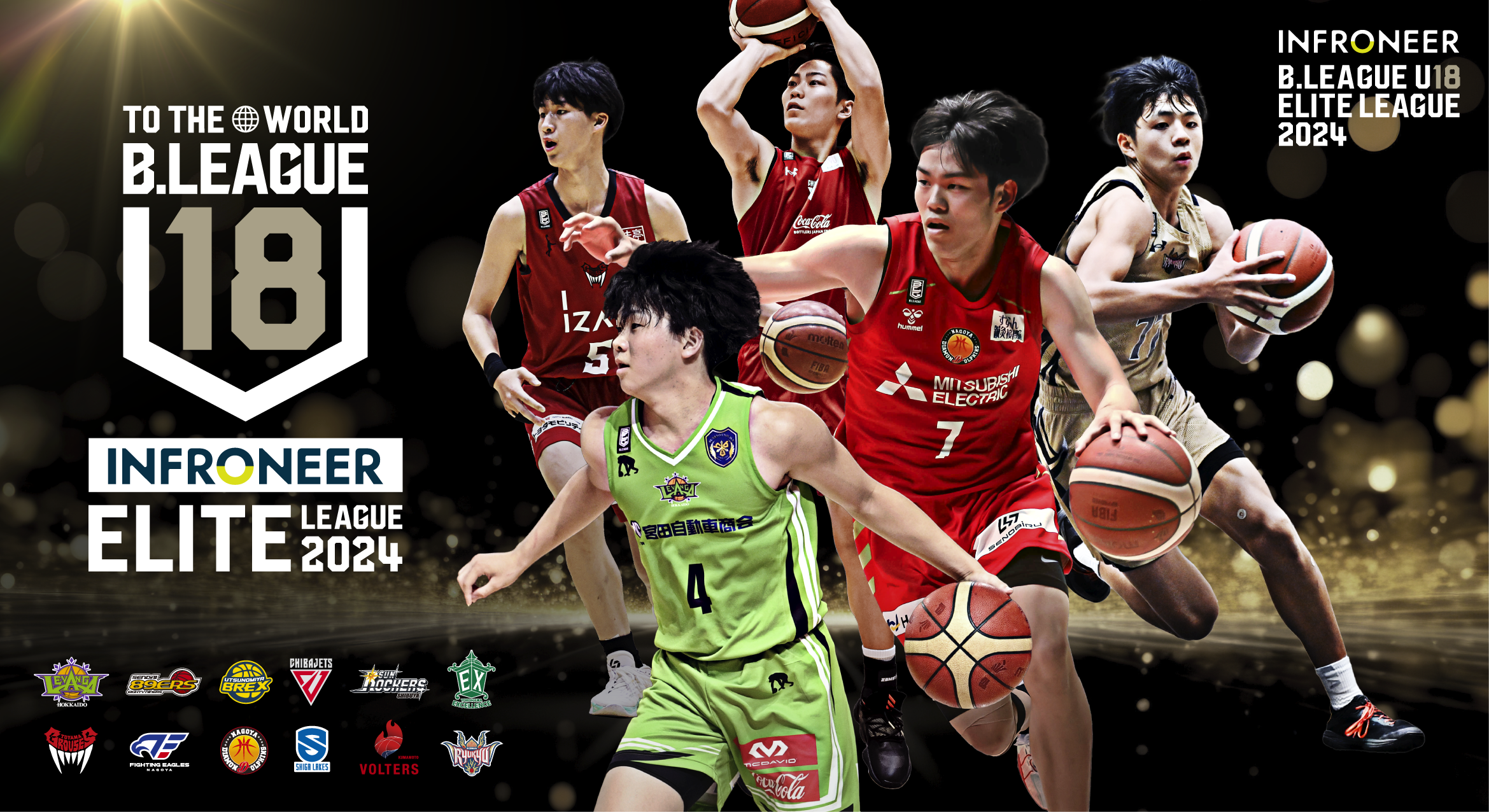 「インフロニア B.LEAGUE U18 ELITE LEAGUE 2024」大会概要のお知らせ