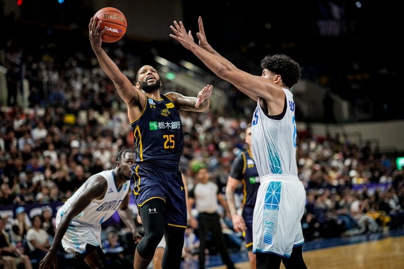 宇都宮ブレックスはオーバータイムの末に台北富邦ブレーブスに107-109で敗戦、相手エースに43得点を奪われる