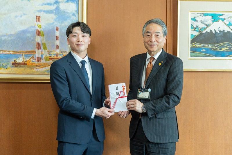 A千葉・黒川虎徹が地元・長崎県松浦市へ寄付「“誰にでもチャンスはある”と子どもたちに感じてほしい」