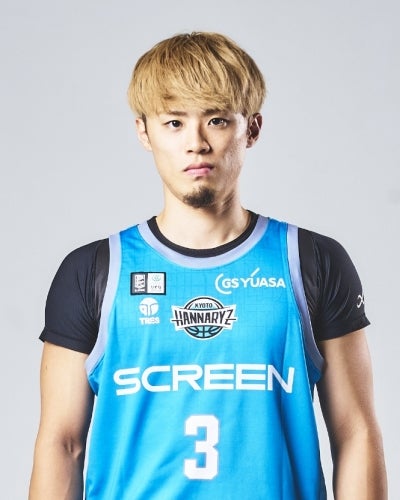 2025-26 京都ハンナリーズ 澁田怜音 オーセンティックユニフォーム #3